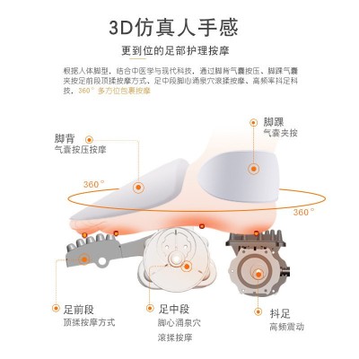 多功能脚底足底按摩器美腿加热足疗仪气囊包裹腿部揉捏美腿机批发图5