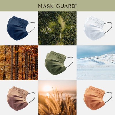MASK GUARD防护口罩一次性防护三层防护熔喷布独立包装厂家批发图2