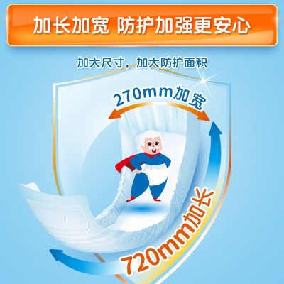 可靠吸收宝成人纸尿片 老年人纸尿垫大号男女 720*270单包16片图3