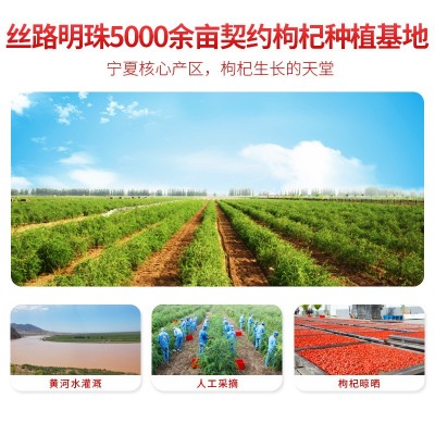 头茬新货红枸杞批发枸杞子宁夏特产250克袋装包装大颗粒泡茶图3