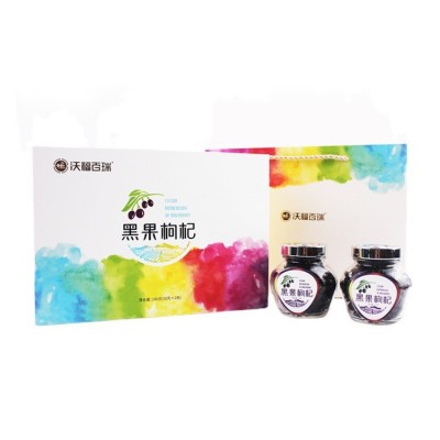 沃福百瑞青海诺木洪大颗粒散装黑枸杞批发抵抗初老花青素礼盒瓶装图4