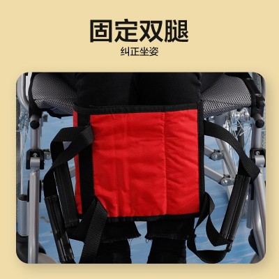 J&X轮椅绑腿带多功能康复辅助带固定双腿纠正坐姿帮助抬腿训练带图4
