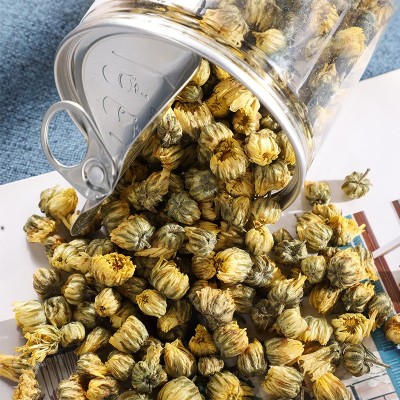 黄菊菊花茶一杯一朵黄山贡菊罐装皇菊黄菊50g胎菊白菊花花草茶图3