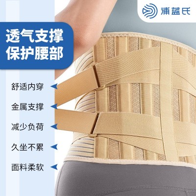 跨境热款加压支撑健身护腰弹性透气护腰带
