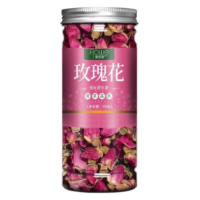 斐若诺重瓣红玫瑰 玫瑰花茶 瓶装玫瑰花 玫瑰花朵 花草茶代加工图5
