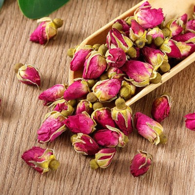 平阴玫瑰花茶养生茶 罐装花茶源头批发 新货重瓣红玫瑰可贴 牌图2
