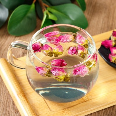 平阴玫瑰花茶养生茶 罐装花茶源头批发 新货重瓣红玫瑰可贴 牌图5