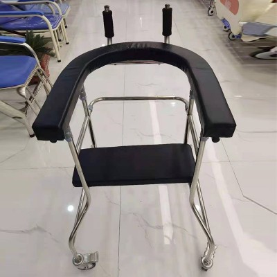 站立助行器老人康复走路辅助器 残疾人中风行走腋下拐站立架图2