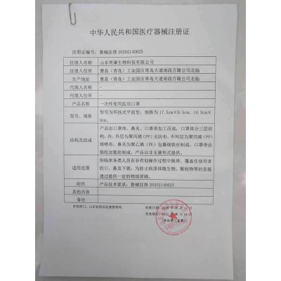 弘生一次性医用口罩熔喷布口沫健身锻炼成人中小学生防护10只/包图2