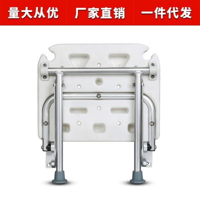 适老化厂家老人壁挂洗澡椅折叠小空间沐浴凳防滑浴室折叠椅淋浴凳图3