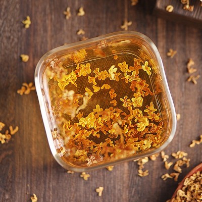 工厂批发茶叶三角袋泡加工 广西桂花批发花草茶罐装50克代加工图2
