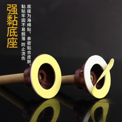 厂家批发艾灸艾贴 细艾柱贴小艾条批发艾灸艾烛艾艾粒分销贴标图2