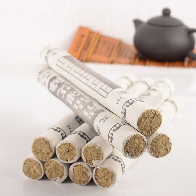 艾制品厂家陈年艾草艾绒艾灸条南阳盒装陈年艾条批发定做加工图4