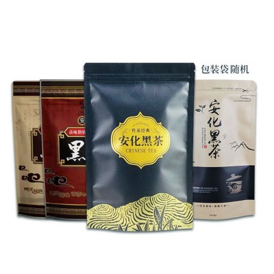 湖南安化黑茶 特产组合黑茶茯砖陈年金茯+天尖茶金花黑茶厂家直营图5