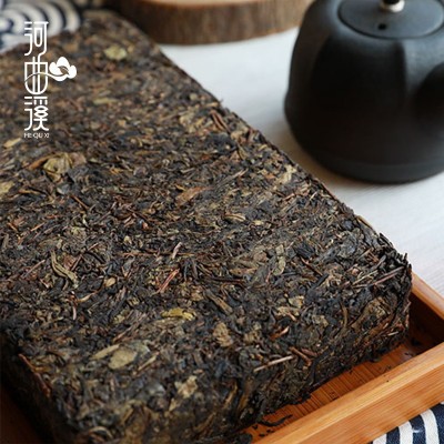安化黑茶手筑茯砖2kg卡盒礼品茶叶 湖南特产品牌直批厂价联系客服图3