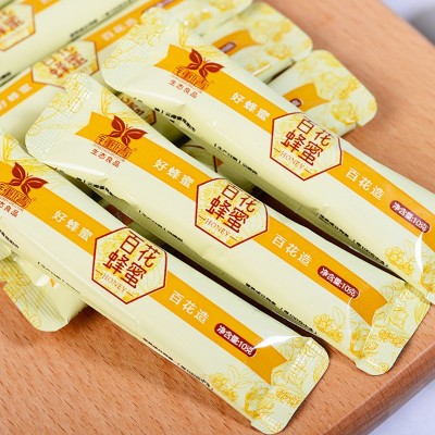 云南百花蜜批发独立小包袋装蜂蜜整盒装(10包/盒)厂家批发图3