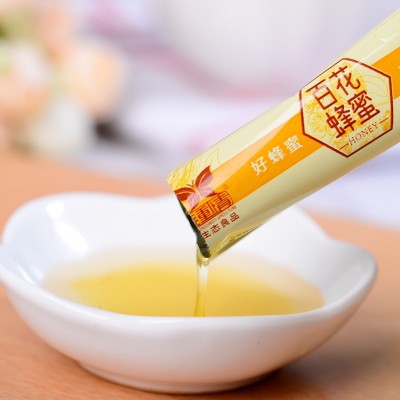 云南百花蜜批发独立小包袋装蜂蜜整盒装(10包/盒)厂家批发