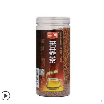 三匠厂家 290克苦荞全胚芽茶 出口外贸批发苦荞麦茶图1