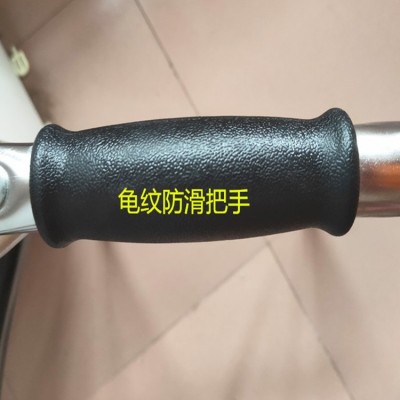 厂家批发铝合金老人折叠助步器带轮残疾人助步器扭动助行器图2