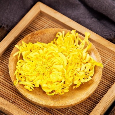 修水金丝皇菊一朵一杯大菊花茶地摊金丝黄菊散装批发图3
