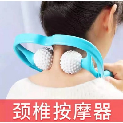 智能肩颈按摩仪全身颈部粉色经络揉捏肌肉放松图3