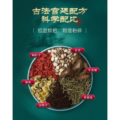 北京同仁堂怡花怡草菊花枸杞决明子茶150克菊花茶枸杞茶一件代发图3