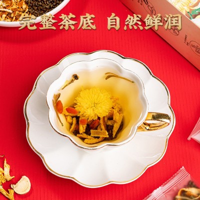 菊花枸杞茶甘草橘皮决明子金银花茶组合茶直播带货代发熬夜茶恢复图4