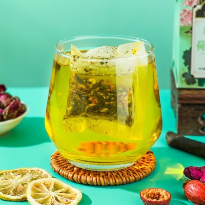 柠檬山楂荷叶茶茶盒装袋泡茶150克/袋代加 工花草茶代用茶决明子图4