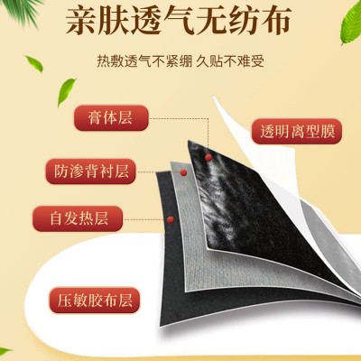 艾灸贴自发热贴腰椎关节热灸贴宫暖艾灸膏热敷颈椎苗医热灸贴图2