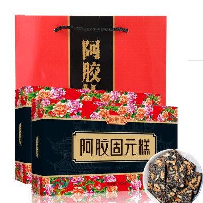 阿胶糕500g阿胶膏礼盒装阿胶固元糕即食阿胶固元膏阿娇糕山东