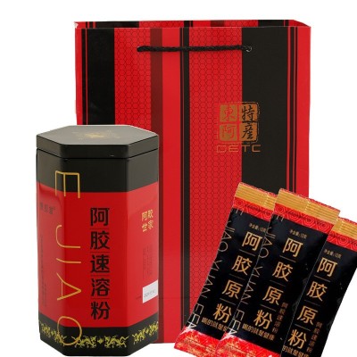 山东阿胶速溶粉东阿贵胶堂ejiao速溶阿胶粉250g天齐阿胶股份公司
