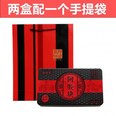 山东特产阿胶块250克500克批发东阿食用复合阿胶片熬制阿胶糕原料图2