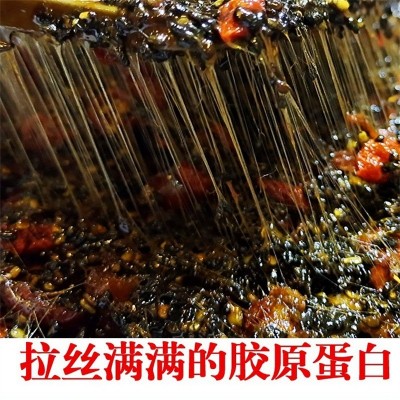 山东东阿县产阿胶片oem批发阿胶厂家ejiao驴胶250克铁盒阿胶块图4