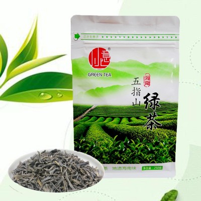 丛意海南五指山绿茶250克 高山云雾茶地道海南味老爸茶海南特产茶图2