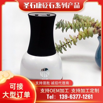 家用便携电子砭石按摩器 三档位充电推拿震动 温灸热敷通络按摩仪图4