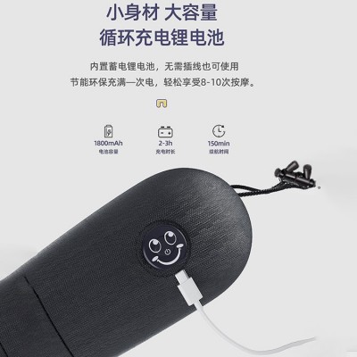 U型按摩枕电动充气颈椎按摩家用车载肩颈部智能按摩器护颈仪批发图2