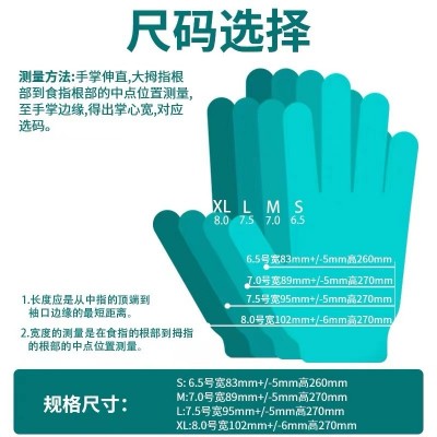 高邦医用橡胶外科手术手套无粉有粉一次性灭菌医疗手术医生用加厚图4