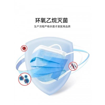江苏治宇医用外科口罩三层防护正规正品医疗透气防尘