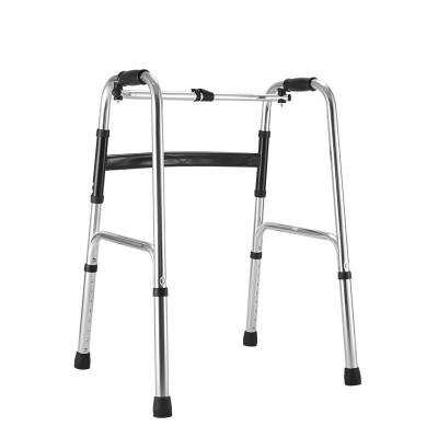 卓瑞老人助行器残疾人 铝合金带轮带座助行助步器可调节可折叠图3