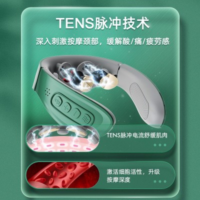 希楠厂家直销护颈仪智能多功能颈椎腰部全身按摩器振动肩颈按摩仪图4