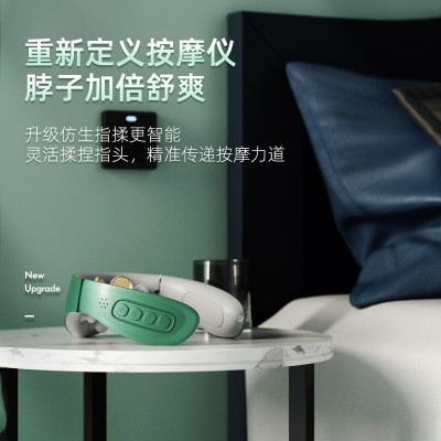 希楠厂家直销护颈仪智能多功能颈椎腰部全身按摩器振动肩颈按摩仪图2