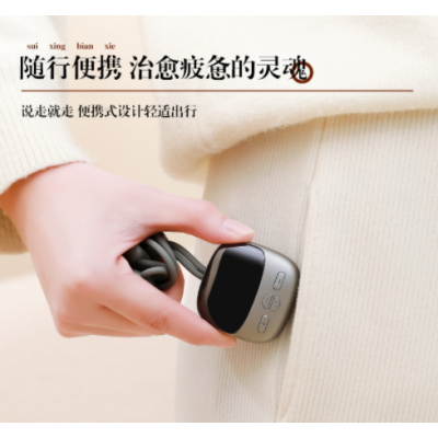 挂脖护颈仪迷你脉冲颈椎按摩仪礼品肩颈理疗仪挂坠颈椎按摩器吊坠图4
