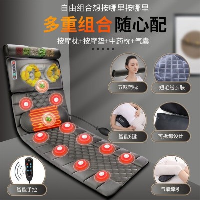 恩隆颈椎按摩器颈部腰部背部多功能全身家用电动按摩椅垫床垫靠垫图2