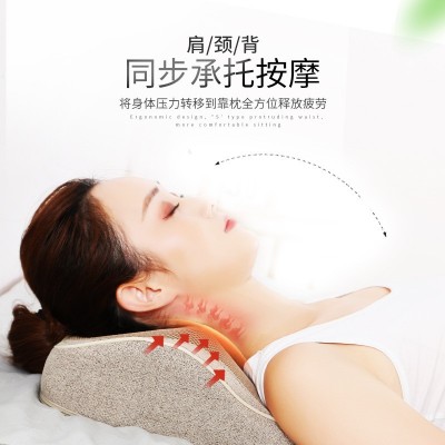恩隆颈椎按摩器颈部腰部多功能肩颈按摩靠垫揉捏电动腰椎按摩枕头图4