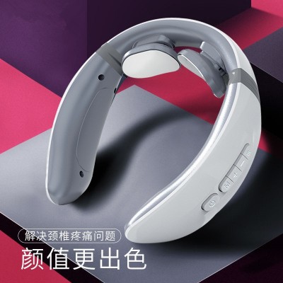 颈椎二头按摩仪家用电动智能脉冲电磁揉捏颈椎仪便携理疗肩颈按摩图1