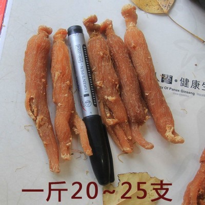 红参批发长白山人参散装250克/件无须红参条足干红参棒图2