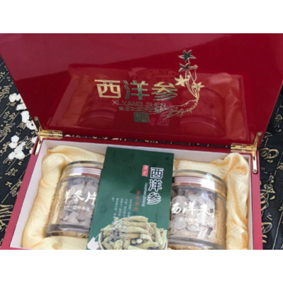 东北三宝长白山西洋参片花旗参礼盒包装软支切片西洋参切片可批发图3