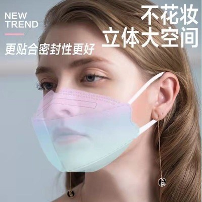 2022渐变色kn95口罩3d立体女时尚版n95腮红高颜值kf网红94潮口罩图3