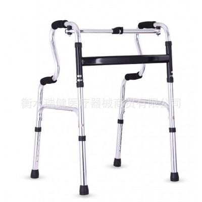 铝合金助行器老人助步器辅助行走高度可调节步行器图3