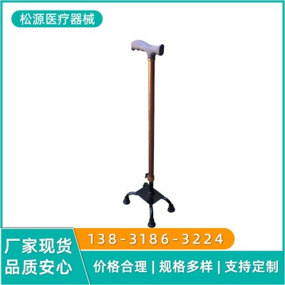 源头供应铝合金手杖老人拐杖古铜色伸缩调节手杖8FAC